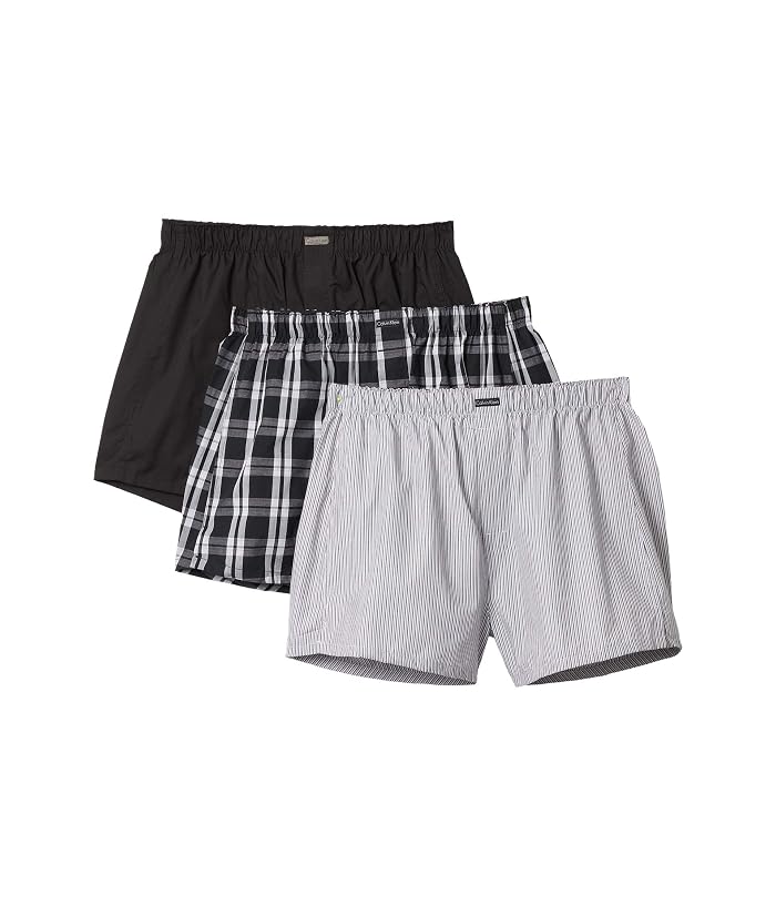 Calvin Klein Underwear Cotton Classics Multipack Pack Woven Boxer