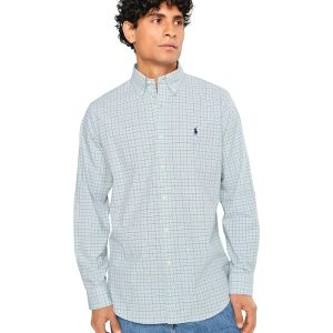 Polo Ralph Lauren Classic Fit Checkered Stretch Poplin Shirt