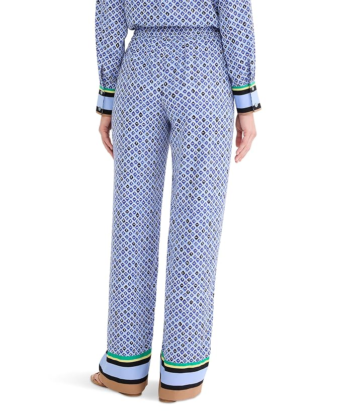 NIC+ZOE 31" Mosaic Trimmed Lenox Wide Leg Pants - Image 3