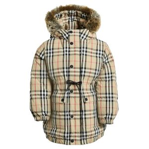 Burberry Kids Franklin Check Coat (Toddler/Little Kids/Big Kids)