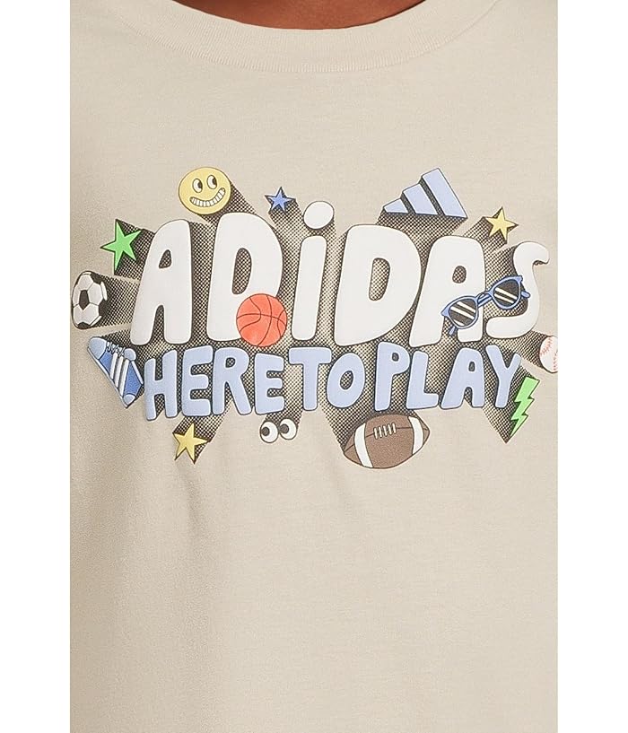 adidas Kids Long Sleeve Adi Expression Tee (Toddler/Little Kid) - Image 3