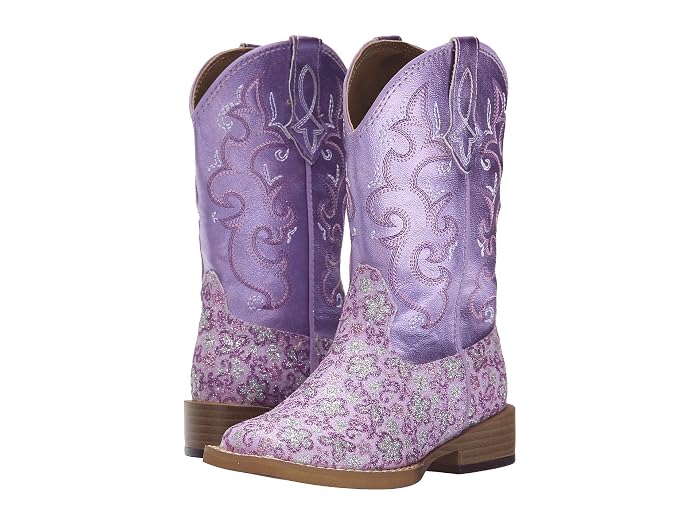 Roper Kids Lavender Square Toe Boots (Toddler/Little Kid)