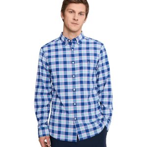 Vineyard Vines Coconut Key Plaid Featherweight Performance Shirt