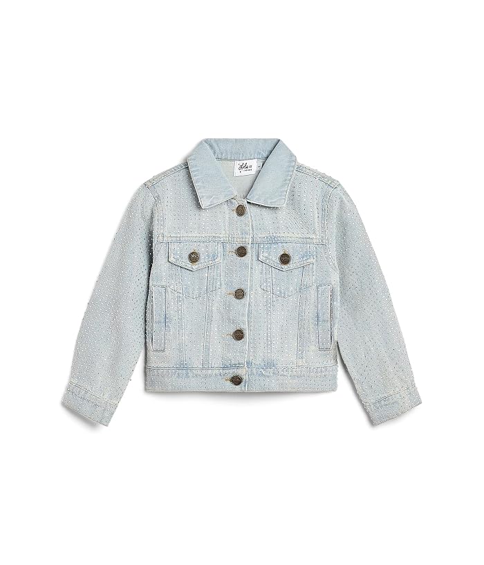 Lola and The Boys Sparkle Crystal Denim Jacket (Little Kid)