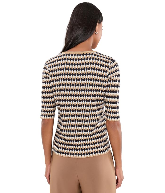 NIC+ZOE Angled Jacquard Sweater - Image 4