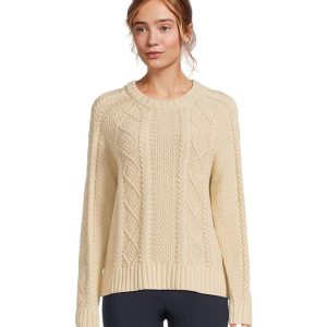 L.L.Bean Signature Cotton Fisherman Crewneck Sweater
