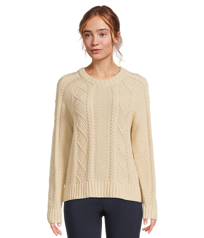 L.L.Bean Signature Cotton Fisherman Crewneck Sweater