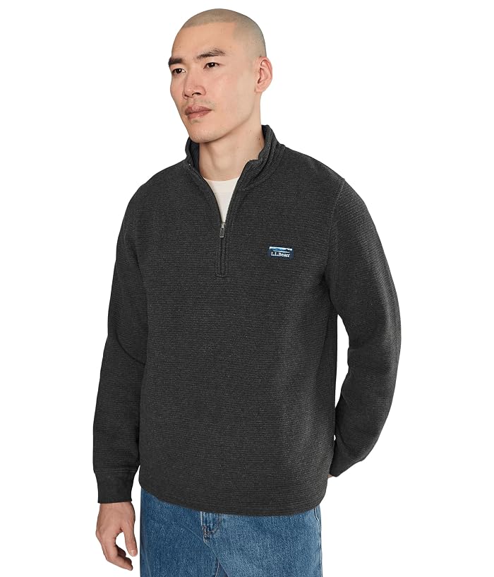 L.L.Bean Lakewashed Double-Knit Quarter-Zip Long Sleeve