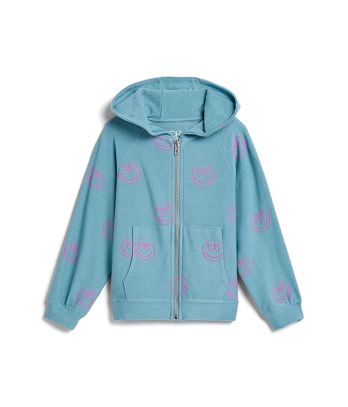 Chaser Kids All Over Smiley Face Icons Zip-Up Hoodie (Little Kid/Big Kid) - Image 4