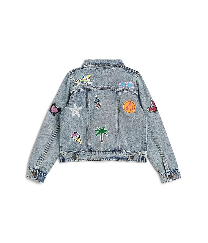 Lola and The Boys All About The Patch Crop Denim Jacket (Big Kid) - Image 2