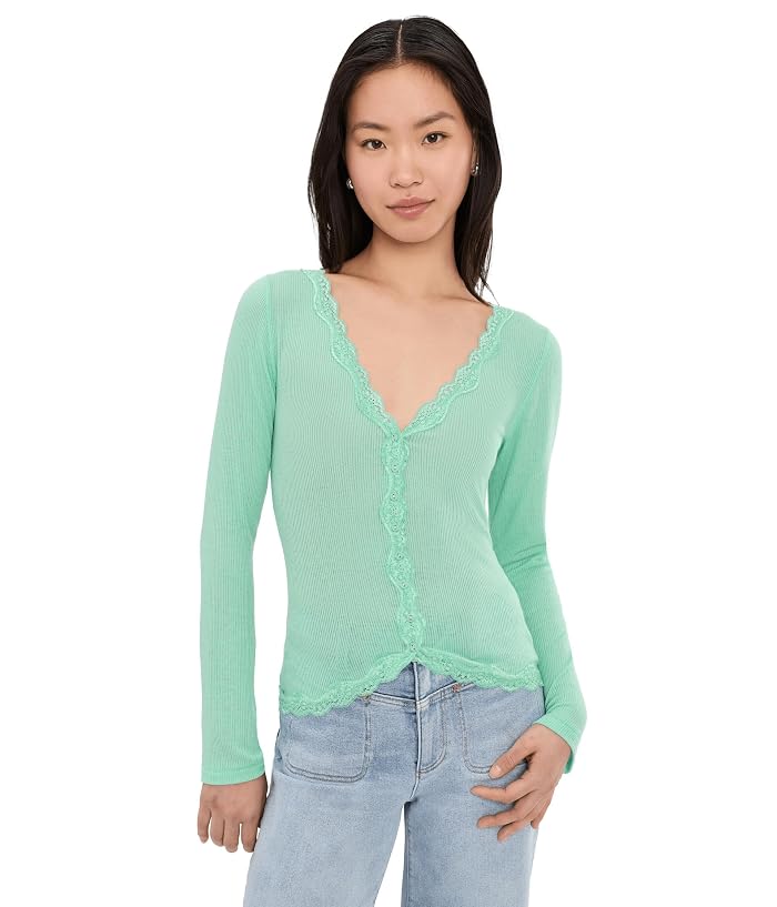 Free People Big Love Rib Cardi