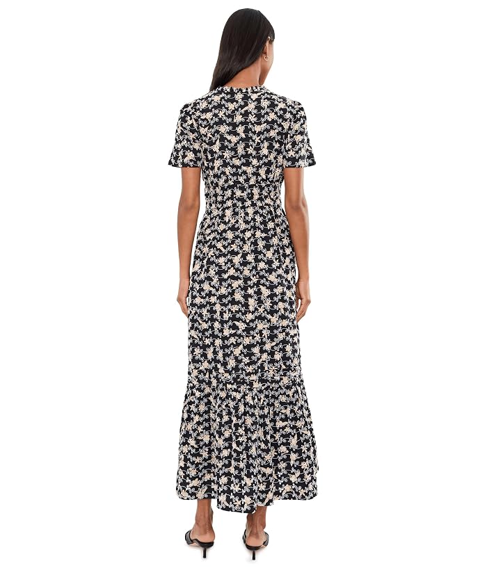 CeCe Embroidery Elastic Waist Maxi Dress - Image 4