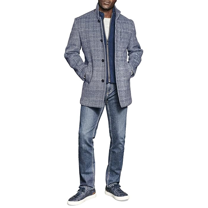 Johnston & Murphy Wool Car Coat with Bib - Image 2