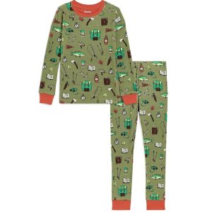 Hatley Kids Outdoor Explorer Cotton Rib Pajama Set (Toddler/Little Kid/Big Kid)