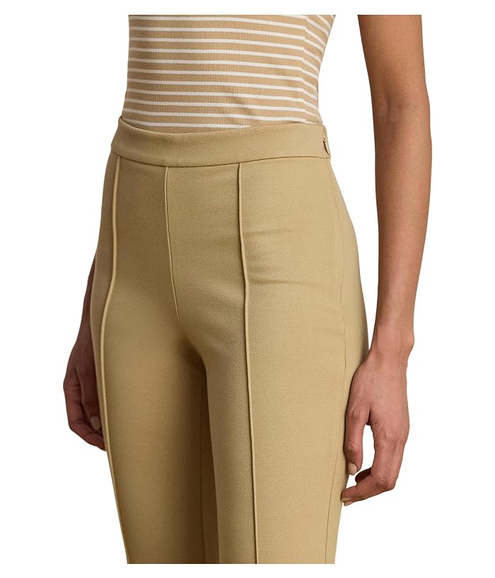 Lauren Ralph Lauren Twill Flare Ankle Pants - Image 4