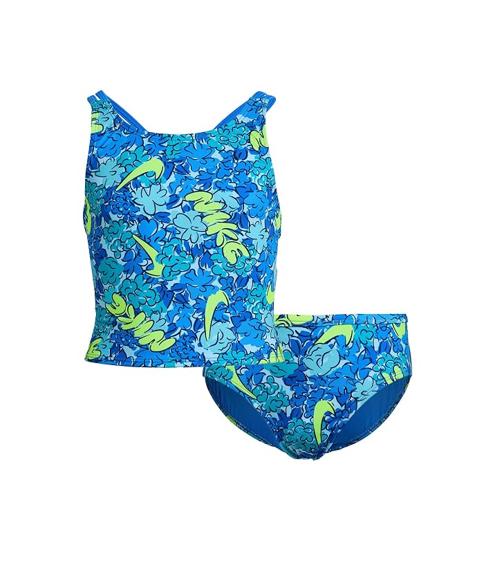 Nike Kids Doodle Floral Spiderback Midkini Set (Big Kid)
