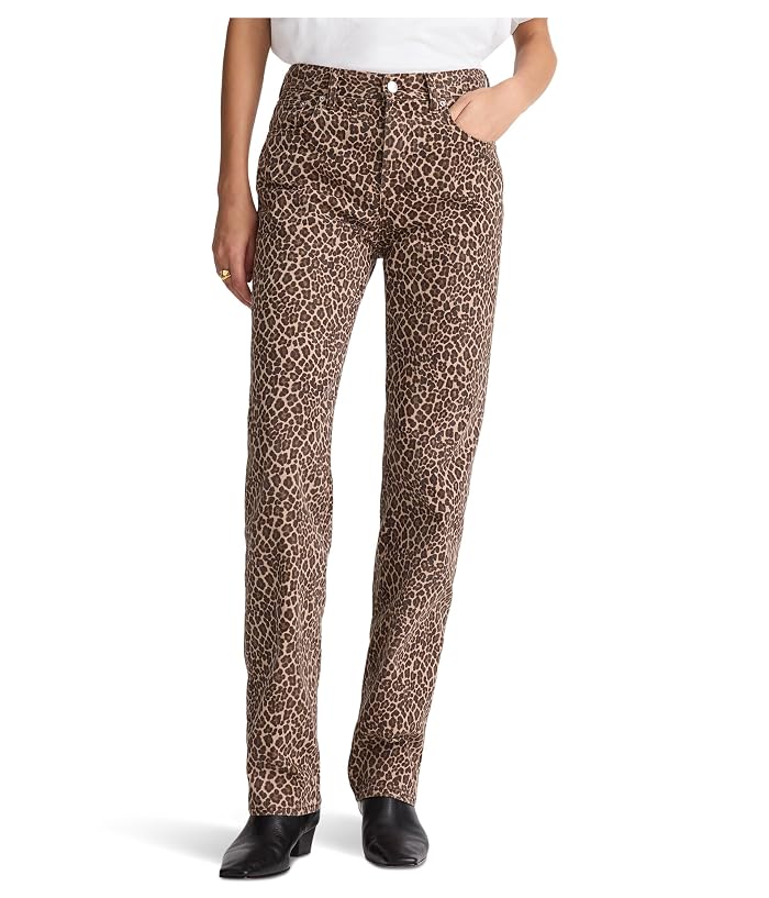 Madewell Longline Straight Jean in Dark Mocha