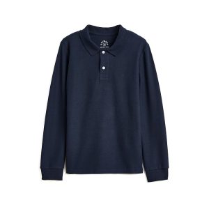 Primary Kids Long Sleeve Pique Polo (Toddler/Little Kid/Big Kid)