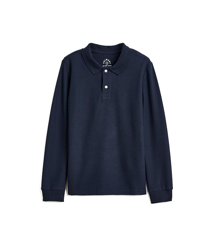 Primary Kids Long Sleeve Pique Polo (Toddler/Little Kid/Big Kid)