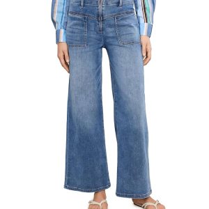 KUT from the Kloth Meg High-Rise Wide Leg Pants in Queenly