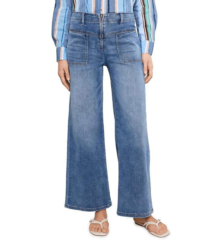 KUT from the Kloth Meg High-Rise Wide Leg Pants in Queenly