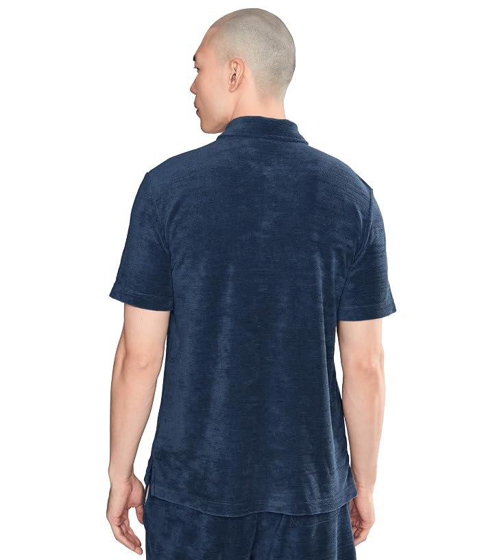 Faherty Cabana Towel Terry Surf Stripe Polo - Image 4