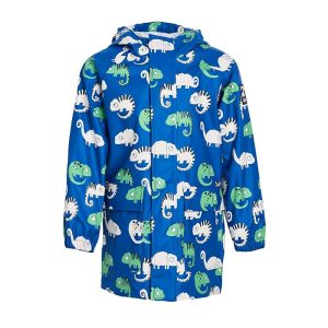 Deux par Deux Blue Raincoat With Color-Changing Chameleon (Toddler/Little Kid)