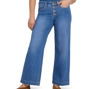 NYDJ Teresa Wide Leg Jeans in Blue Paradise