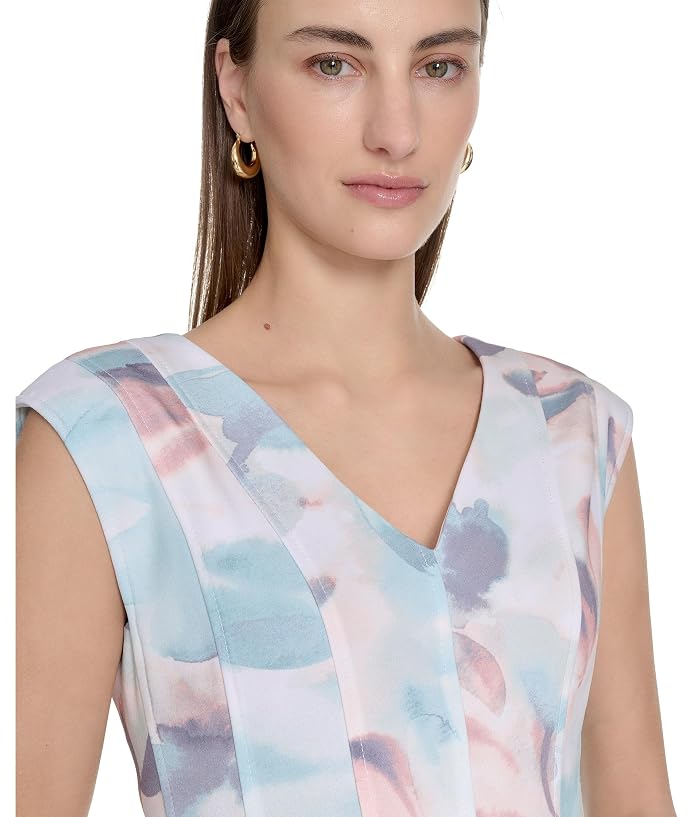 Calvin Klein Printed Seamed Aline - Image 3