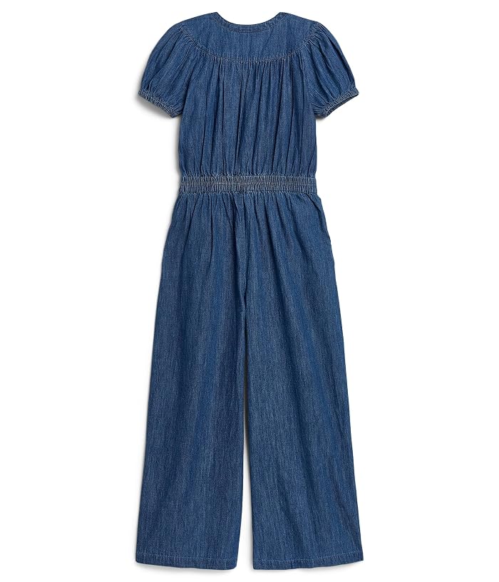 Janie and Jack Denim Jumpsuit (Toddler/Little Kid/Big Kid) - Image 2