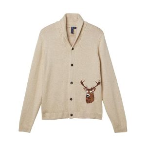 Janie and Jack Deer Intarsia Sweater (Toddler/Little Kids/Big Kids)