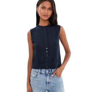 Madewell Boatneck Sleeveless Sweater