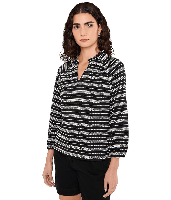 NIC+ZOE Dashing Stripe Knit Top