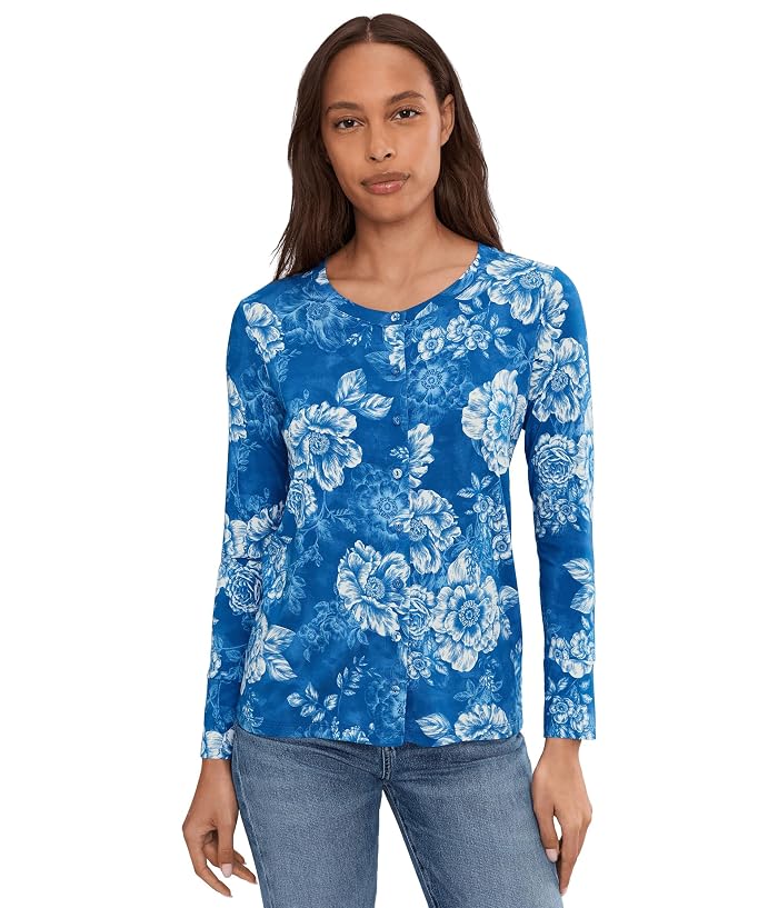 Johnny Was The Janie Favorite Collarless Button Down- Spiraea