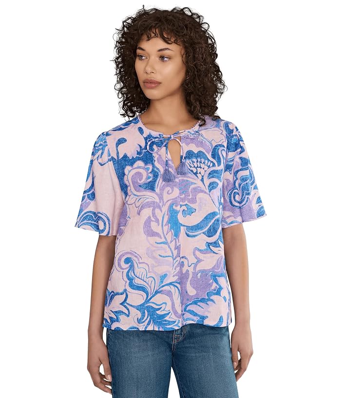 Johnny Was Ruffle Sleeve Field Blouse- Ravena
