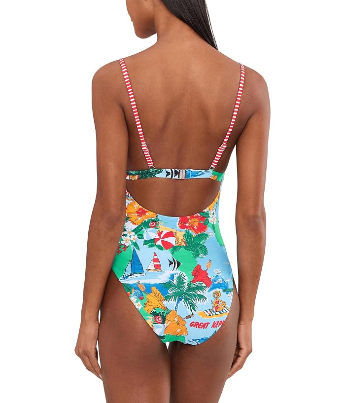 Seafolly Viva Vacation Square Neck One-Piece - Image 4
