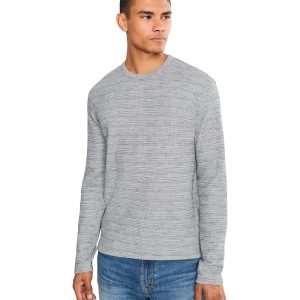 Vince Space Dye Thermal Long Sleeve Crew