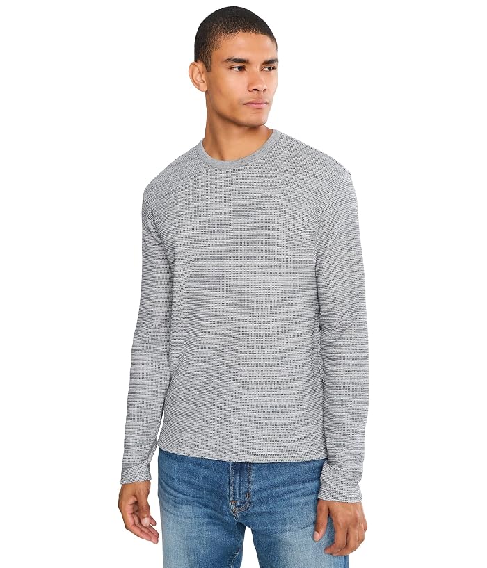 Vince Space Dye Thermal Long Sleeve Crew