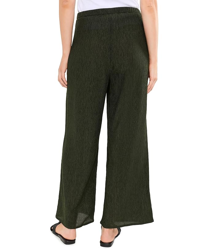 Eileen Fisher Woven Plisse Wide Ankle Pant - Image 4