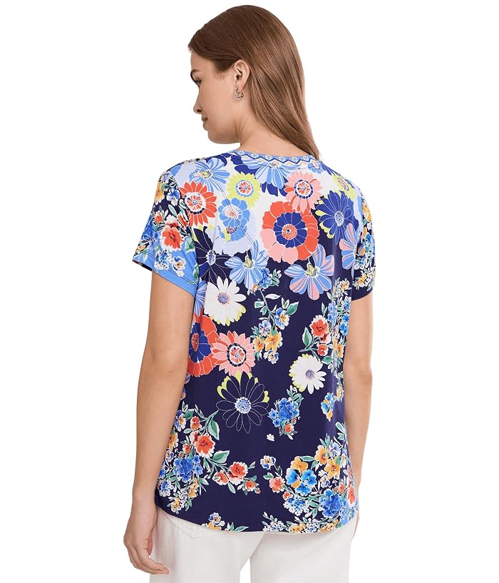Johnny Was The Janie Favorite Short Sleeve V-Neck Tee - Image 4