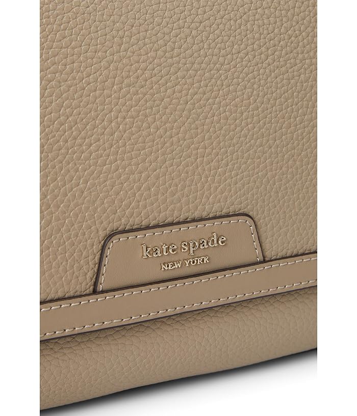 Kate Spade New York Hudson Colorblocked Pebbled Leather Flap Shoulder Bag - Image 4