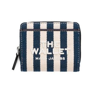Marc Jacobs The Stripe Canvas Mini Compact Wallet