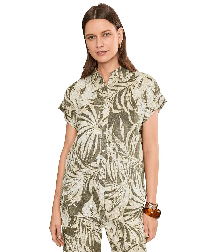 Lauren Ralph Lauren Relaxed Fit Print Short Sleeve Shirt