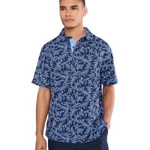 Callaway Chev Botanical Print Polo
