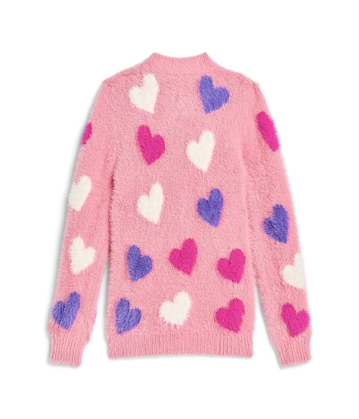 Hatley Kids Jumbo Hearts Fuzzy Cardigan (Toddler/Little Kid/Big Kid) - Image 2