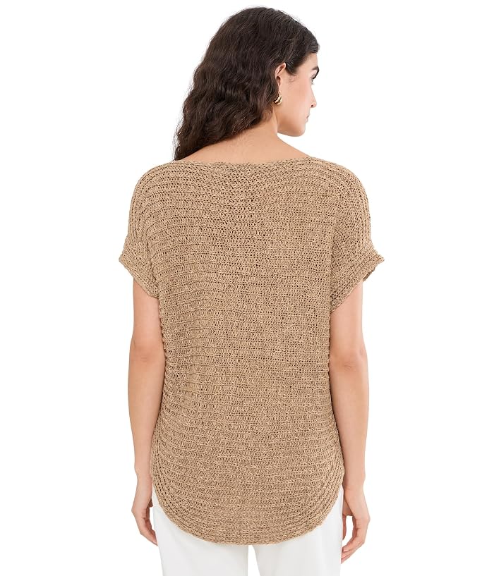 Lauren Ralph Lauren Rib-Knit Short Sleeve Sweater - Image 4