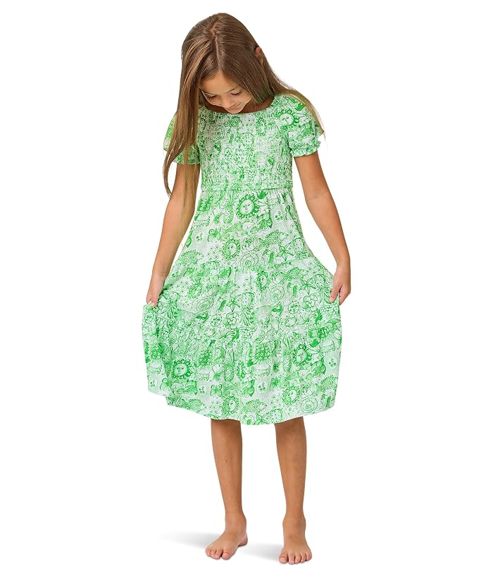 Lilly Pulitzer Kids Mini Jilly Sleeved Midi Dress (Toddler/Little Kid/Big Kid) - Image 2