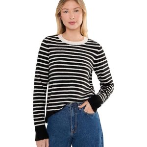 Michael Stars Morgan Crew Neck Long Sleeve Pullover