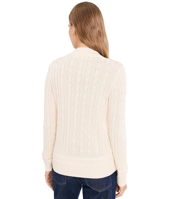 Lauren Ralph Lauren Petite Cable-Knit Cricket Sweater - Image 4