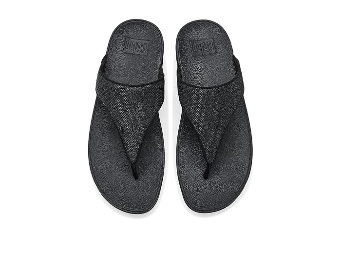 FitFlop Lulu Shimmerglitz Toe-Post Sandals - Image 2